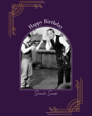 Happy Birthday Shinichi Suzuki! Born on this day in 1898, the violinist/philosopher/composer/educator (pictured here listening intently to a pupil playing from the heart!) introduced a truly fascinating method of music education to the world. 

The Suzuki Method, while famous for its rigorous ear-training and the repetition of familiar repertoire, is as much about music as it is about life itself. Suzuki advocated for parent involvement in lessons and practice - known as the "Suzuki Triangle" - where the student, the parent, and the teacher all share roles and responsibilities to the benefit of the child's development. 

In his book, "Nurtured By Love", Suzuki recounts various stories from Suzuki students going on to win principal positions in orchestras,  memorizing concertos by ear,  to simply learning how to behave at the dinner table. His "Mother Tongue" philosophy is utilized in the classroom and at home, where pupils learn from each other in the group lessons and from recordings/parents at home. Read more about how Suzuki's philosophy is incorporated in our society on our website! https://ste-suzukistrings.org/about-ste/ste-mission/

#FultonPlaceCommunityLeague #Capilano #Fulton #suzukiviolinmethod #suzukimethod #cello #violin #viola #bass #guitar #piano #Edmontonmusicscene #EdmontonSchools