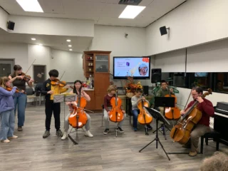 We would like to thank and congratulate our fabulous students on their performances at last night's Care and Share concerts. This year, STE played concerts in three different locations: Garneau Hall Seniors Community, Grey Nuns Community Hospital, and at the Royal Alexandra Hospital. Special thank you goes to the staff at the three locations for facilitating these concerts, our parents and volunteers for their assistance and support, and to our faculty members who led the performers!

#FultonPlaceCommunityLeague #Capilano #Fulton #suzukiviolinmethod #suzukimethod #cello #violin #viola #bass #guitar #piano #Edmontonmusicscene #EdmontonSchools