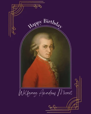 Today in composer birthdays: Happy Birthday Wolfgang Amadeus Mozart! The Viennese composer was one of history's most notable prodigies. To put it into perspective, he composed his first opera at 11, his first symphony at 8, and there is still some scholarly debate about whether his first compositions were done at 4 or 5 years old... Let that sink in... Happy Birthday Mozart!