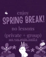 No classes this week (private and group) STE is closed for spring break! See you again on April 6. 

NOTE: Easter Monday and the Tuesday after will not have group classes, regular group classes will commence April 13 and 14.